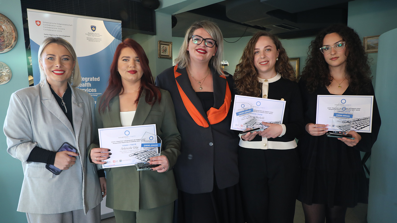 Award Ceremony Acknowledging Responsible Reporting on Diabetes