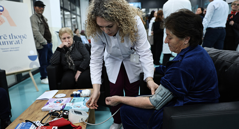 New Reception Area At Gjakova Hospital Blends Healthcare with Health Education_Small